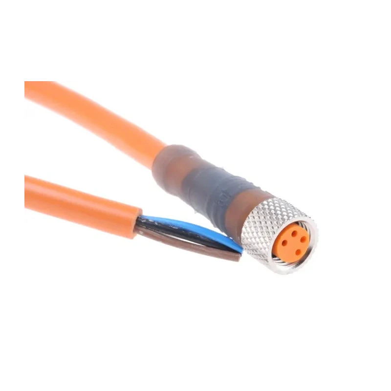 Lumberg Automation Sensor Actuator Cable Female 4 Way M8 A Coding Straight to Male Unterminated 2m 30V 11300 RKMV 4-07/2 M