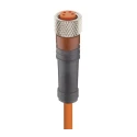 Lumberg Automation Sensor Actuator Cable Female 4 Way M8 A Coding Straight to Male Unterminated 2m 30V 11300 RKMV 4-07/2 M