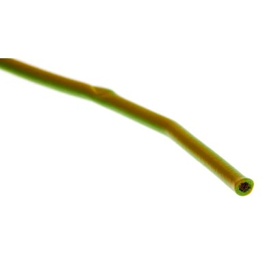 Lapp H05V-K Series Yellow, Green 0.5 mm² Hook Up Wire, 16/32 Strands, 100 m Length, Polyvinyl Chloride 4510001