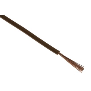 Lapp H05V-K Series Brown 0.5 mm² Hook Up Wire, 16 x 32 mm Strand, 100 m Length, Polyvinyl Chloride Insulation 4510031