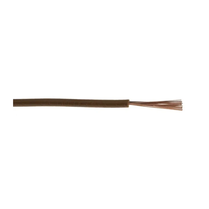 Lapp H05V-K Series Brown 0.5 mm² Hook Up Wire, 16 x 32 mm Strand, 100 m Length, Polyvinyl Chloride Insulation 4510031