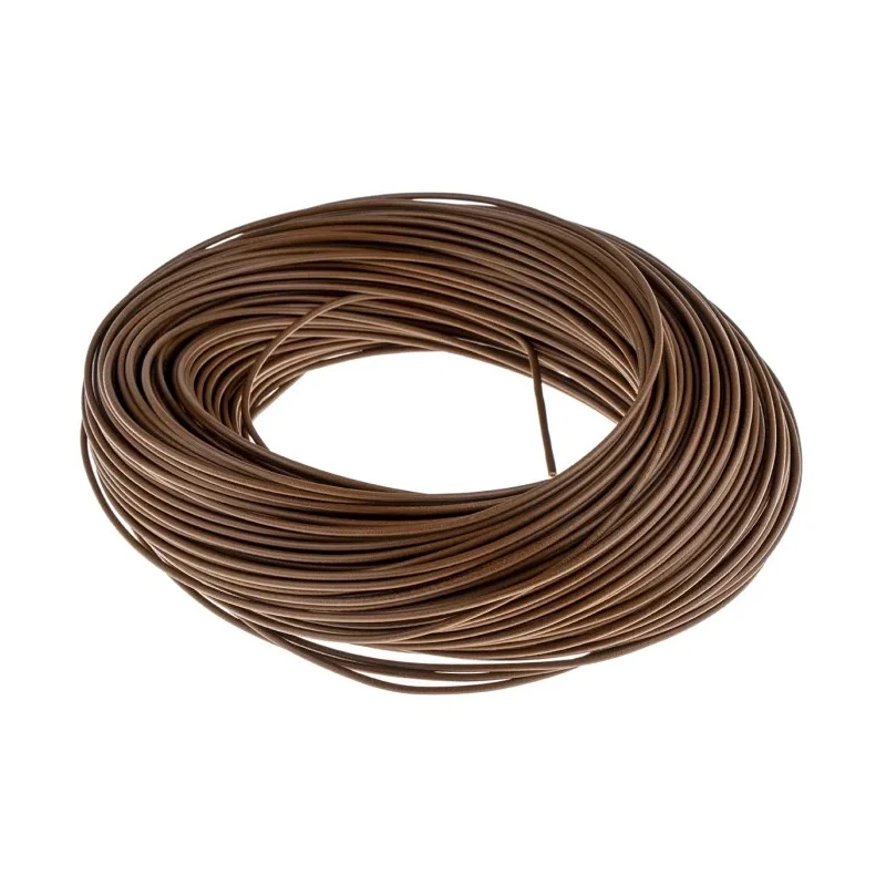 Lapp H05V-K Series Brown 0.5 mm² Hook Up Wire, 16 x 32 mm Strand, 100 m Length, Polyvinyl Chloride Insulation 4510031