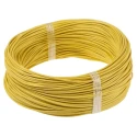 Lapp OLFLEX HEAT 180 SiF Series Yellow 0.5 mm² Hook Up Wire, 16 x 0.2 mm, 100 m, Silicone Rubber 48005