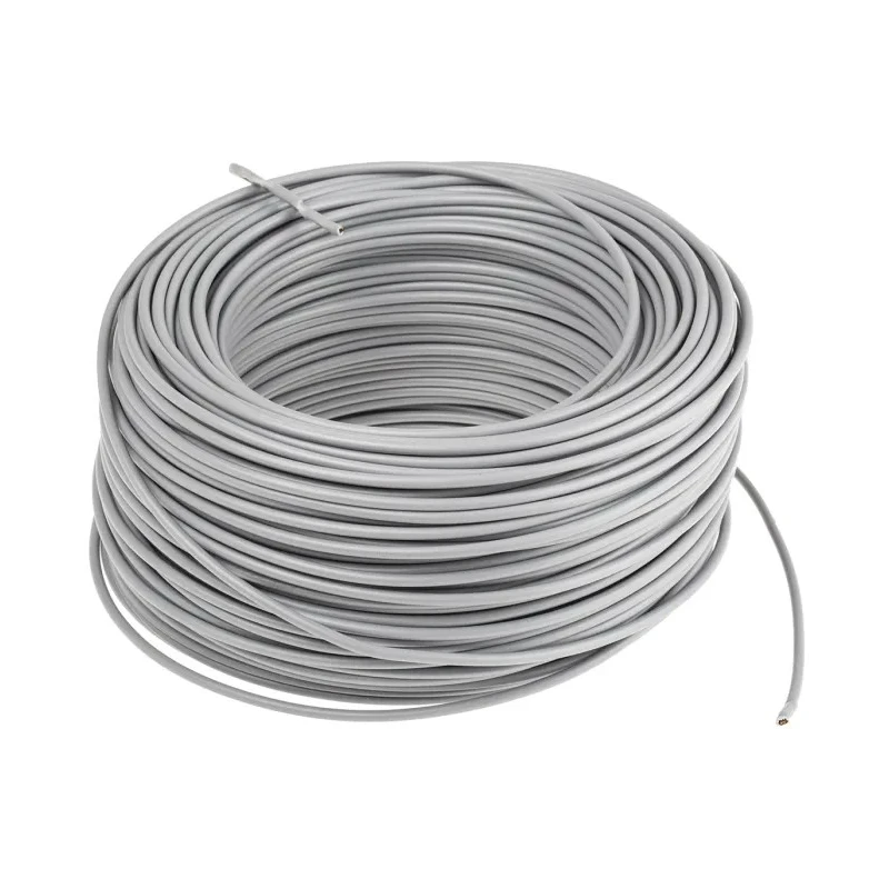 Lapp H07V-K Series Grey 2.5 mm² Hook Up Wire, 50 x 30 AWG Strands, 100 m Length, Polyvinyl Chloride Insulation 4520062