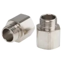 RS PRO Nickel-Plated Brass Conduit Fitting 9 mm Nominal Size PG9 to M16 Thread 623-899