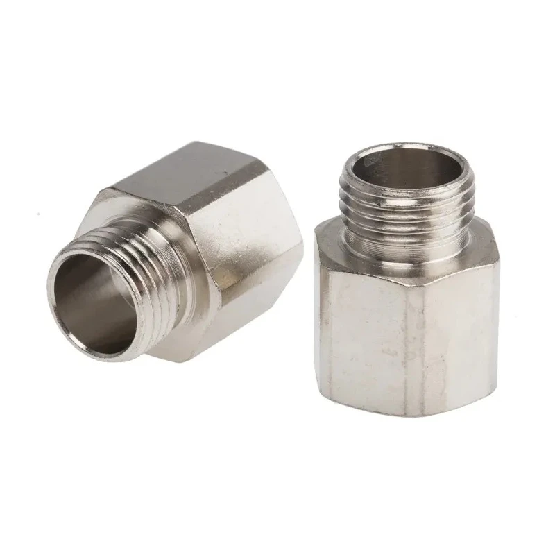RS PRO Nickel-Plated Brass Conduit Fitting 9 mm Nominal Size PG9 to M16 Thread 623-899