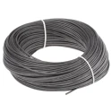 Lapp OLFLEX HEAT 180 SiF Series Black 0.75 mm² Silicone Rubber Hook Up Wire, 19 x 0.25 mm Strands, 100 m Length 49001
