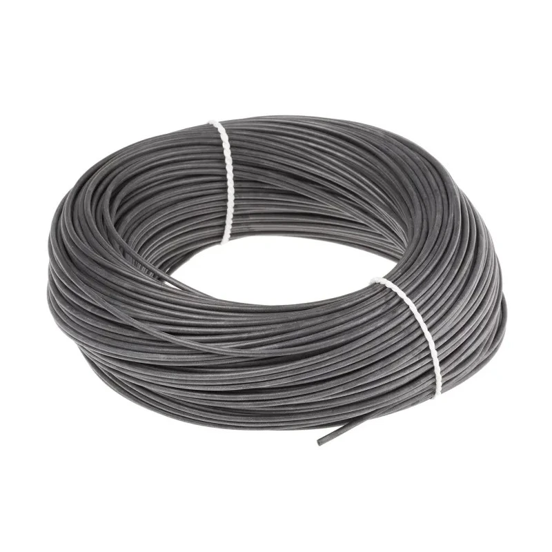 Lapp OLFLEX HEAT 180 SiF Series Black 0.75 mm² Silicone Rubber Hook Up Wire, 19 x 0.25 mm Strands, 100 m Length 49001