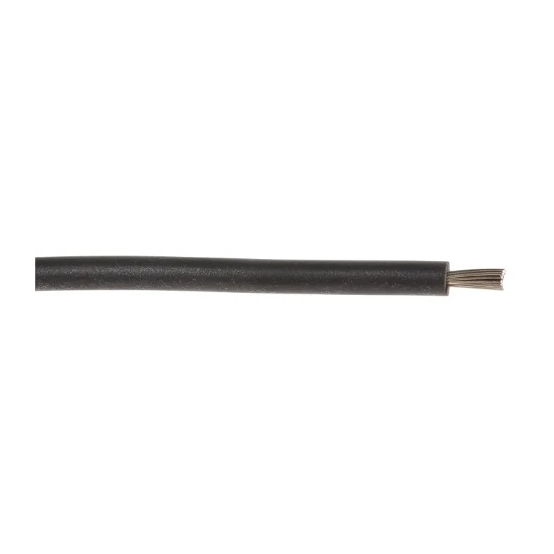Lapp OLFLEX HEAT 180 SiF Series Black 0.75 mm² Silicone Rubber Hook Up Wire, 19 x 0.25 mm Strands, 100 m Length 49001