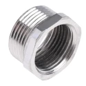 RS PRO Conduit Nickel Fitting, 16 mm Nominal Size, M20 Thread, Brass Material, Nickel Finish, IP66 Rated 623-940