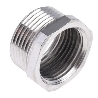 RS PRO Conduit Nickel Fitting, 16 mm Nominal Size, M20 Thread, Brass Material, Nickel Finish, IP66 Rated 623-940