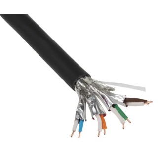 Belden Shielded Screened Black Flame Retardant Non-Corrosive Cat7 Ethernet Cable 305 m