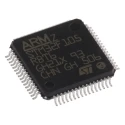 STMicroelectronics Microcontroller STM32F1 Series 32 bit ARM Cortex M3, 72 MHz, 128kB FLASH, 64-Pin LQFP STM32F105RBT6