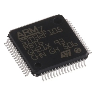 STMicroelectronics Microcontroller STM32F1 Series 32 bit ARM Cortex M3, 72 MHz, 128kB FLASH, 64-Pin LQFP STM32F105RBT6