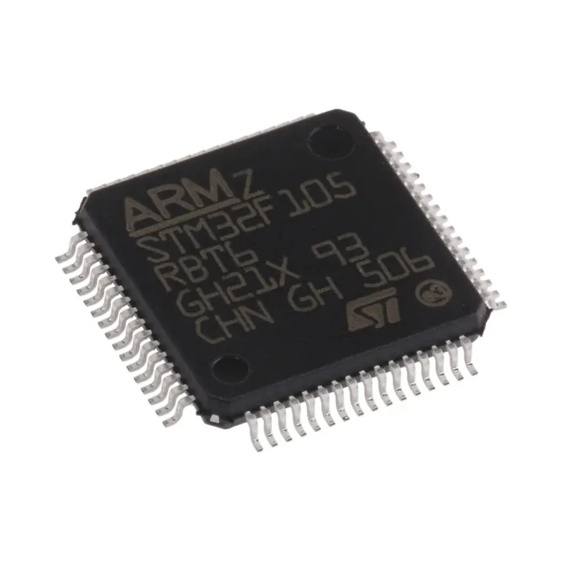 STMicroelectronics Microcontroller STM32F1 Series 32 bit ARM Cortex M3, 72 MHz, 128kB FLASH, 64-Pin LQFP STM32F105RBT6