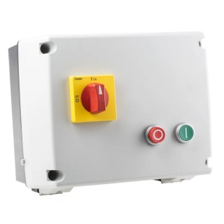 RS PRO 3-Phase Star Delta Starter 230V AC 11 kW Surface Mount IP65 3 Poles 14/9 A 725-5572