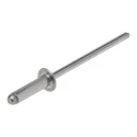POP Aluminium Blind Rivet Dome Head 3.2 mm Diameter, 11.5 mm Length, Steel Mandrel TAPD410BS