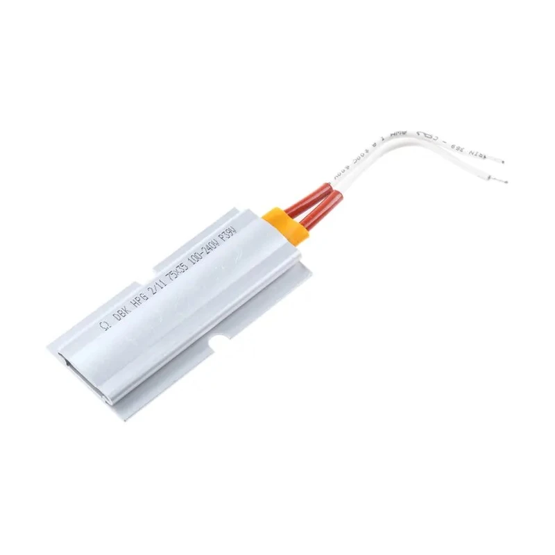 DBK Enclosures Heating Element Enclosure Heating Element 100mm x 75mm Self Regulating PTC Heater 50W HPG-2/11-75X35-100-240
