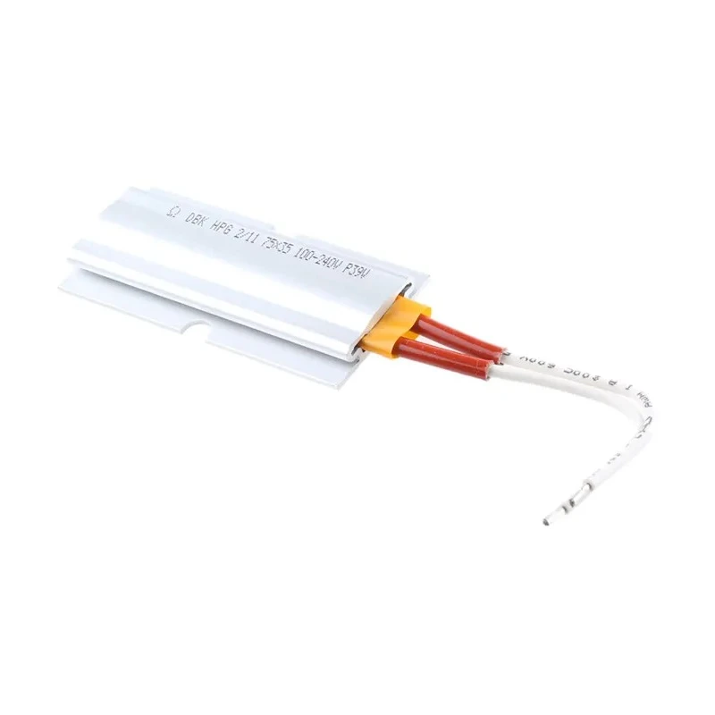 DBK Enclosures Heating Element Enclosure Heating Element 100mm x 75mm Self Regulating PTC Heater 50W HPG-2/11-75X35-100-240