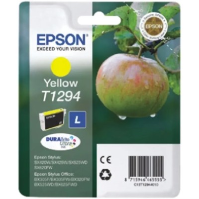 Epson Yellow Ink Cartridge T1294 C13T12944010 for Multiple Compatible Printers United Kingdom
