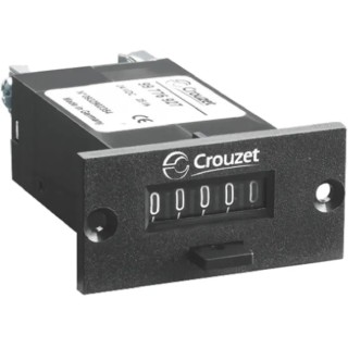 Crouzet 5 Digit Mechanical Panel Mount Counter 115V AC CIM24