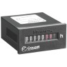 Crouzet CHM24 Hour Meter 7 Digit Mechanical Panel Mount 264V AC Germany CHM24