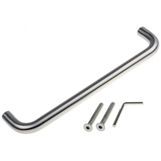 RS PRO Silver Stainless Steel Arch Shape Handle 300 mm Length 19 mm Diameter 726-4181