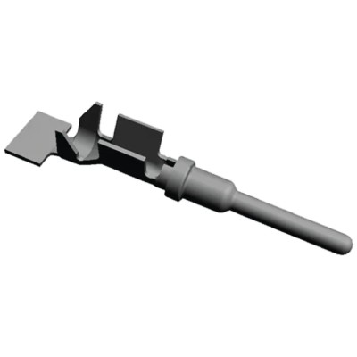 TE Connectivity AMPSEAL 16 Male Pin Contact Crimp Terminal 24A Nickel Plated Copper Alloy 638078-3