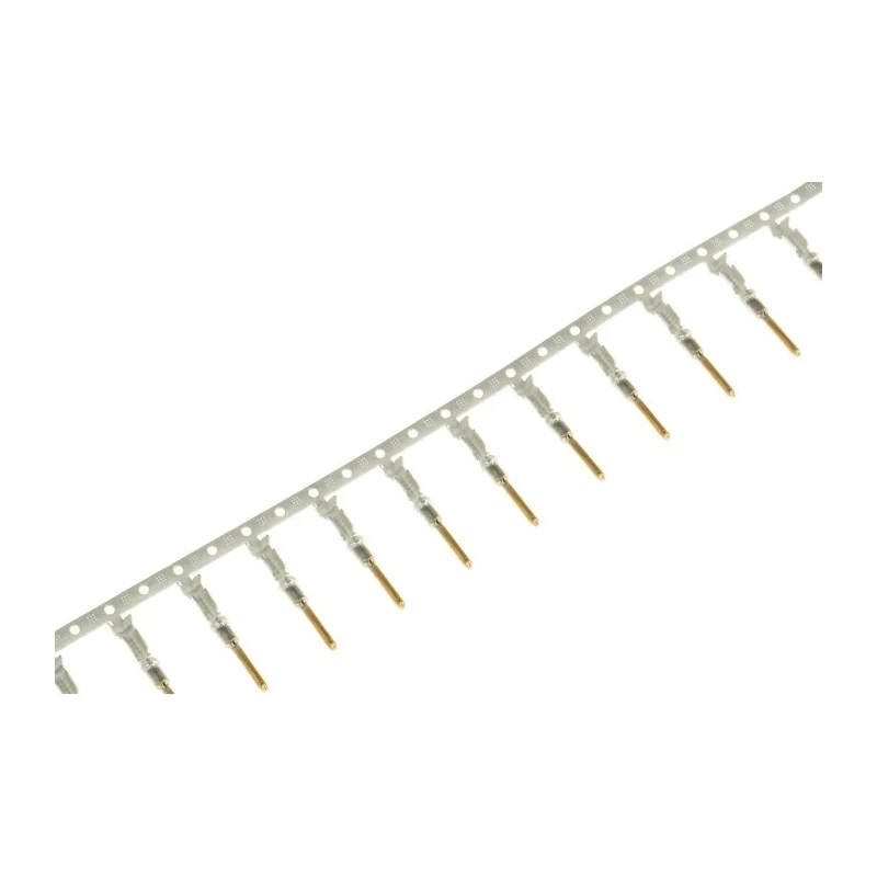 TE Connectivity AMPSEAL 16 Series Male Crimp Terminal 13A Current, 20 AWG Min, 18 AWG Max, Gold Plated Copper Alloy 1924463-1