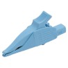 Staubli Blue Crocodile Clip with Brass Contact, 32A Current Rating, Insulated Thermoplastic Elastomer, Model 66.9575-23