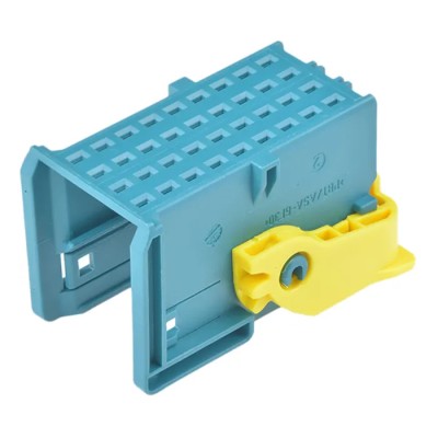 TE Connectivity MCP Automotive Connector Accessory Female Blue Cable 36 Way Crimp Termination 1-1718485-4