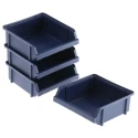 Raaco Polypropylene Storage Bin Blue 130 mm x 125 mm x 50 mm 138819