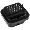 TE Connectivity Superseal Automotive Connector Male Black Through Hole 26 Way Solder Termination 6473418-1