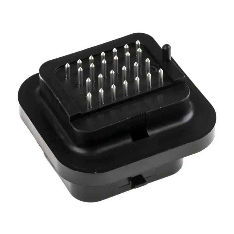 TE Connectivity Superseal Automotive Connector Male Black Through Hole 26 Way Solder Termination 6473418-1