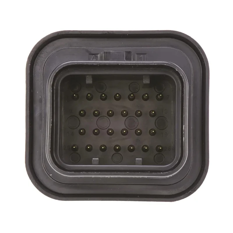 TE Connectivity Superseal Automotive Connector Male Black Through Hole 26 Way Solder Termination 6473418-1
