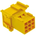 TE Connectivity Timer Automotive Connector Male Yellow Cable 9 Way Crimp Termination 1-967626-1
