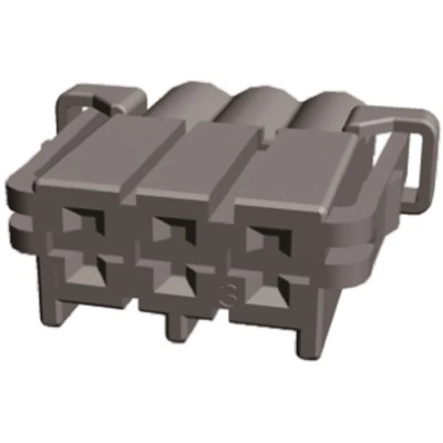TE Connectivity AMP MCP 2.8 Automotive Connector Female Grey Cable 3 Way Crimp Termination 2-968976-9