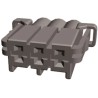 TE Connectivity AMP MCP 2.8 Automotive Connector Female Grey Cable 3 Way Crimp Termination 2-968976-9