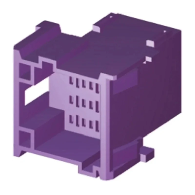 TE Connectivity Timer Automotive Connector Male Purple Cable 12 Way Crimp Termination 4-967627-1