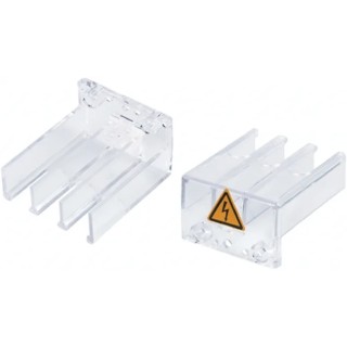 ABB Terminal Shroud Switch Disconnector, 3-Poles, Snap-On Mounting, Transparent, OT Series OTS40T3 1SCA105317R1001