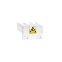 ABB Terminal Shroud Switch Disconnector, 3-Poles, Snap-On Mounting, Transparent, OT Series OTS40T3 1SCA105317R1001