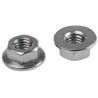 RS PRO Plain A2 Stainless Steel Flanged Hex Nut M6 14.2mm Flange Diameter 6mm Height DIN 6923 725-9640