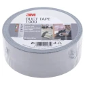 3M Value Duct 1900 Scotch 1900 Duct Tape, 50 m Length x 50 mm Width, Rubber Adhesive, Polyethylene Cloth Backing 1900