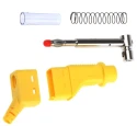 Staubli Yellow Male Banana Plug 4 mm Connector Screw Termination 600V 32A Nickel Plating 66.9328-24