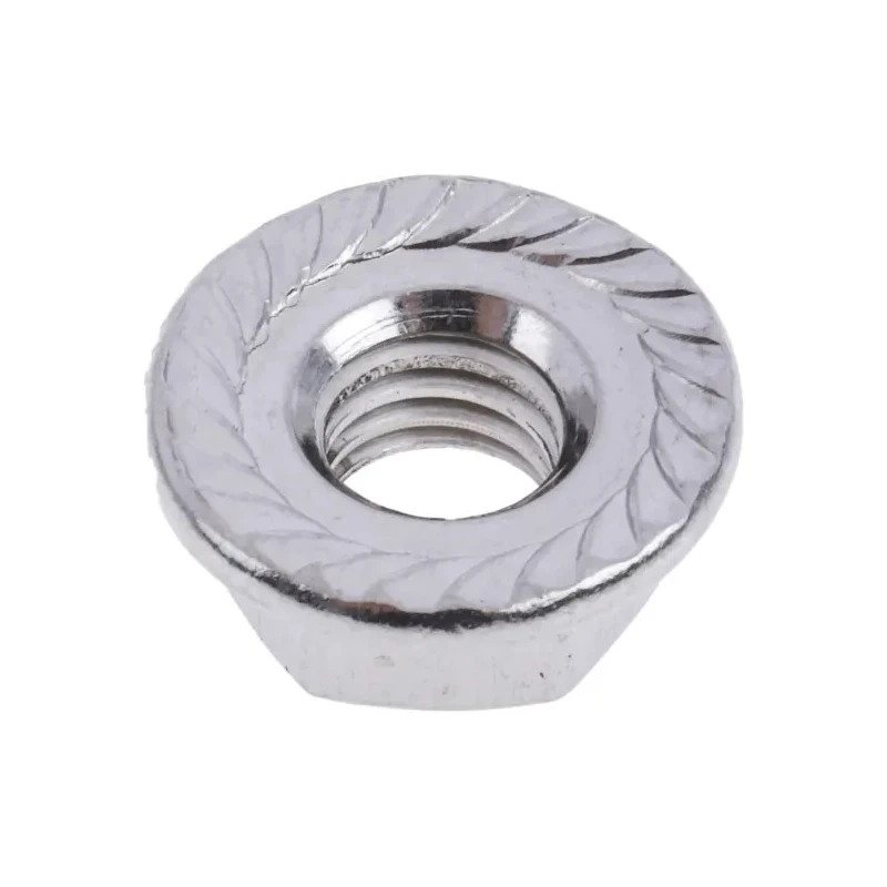 RS PRO Plain A2 Stainless Steel Flanged Hex Nut M6, DIN 6923 725-9669