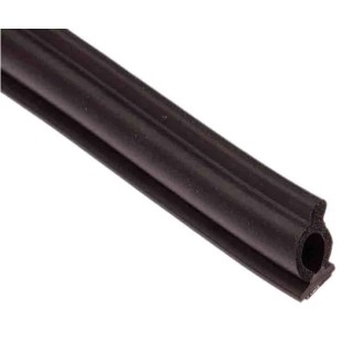 RS PRO Black Ethylene Propylene Diene Monomer Edging Strip 20 m x 16.8 mm x 11.7 mm 727-6083