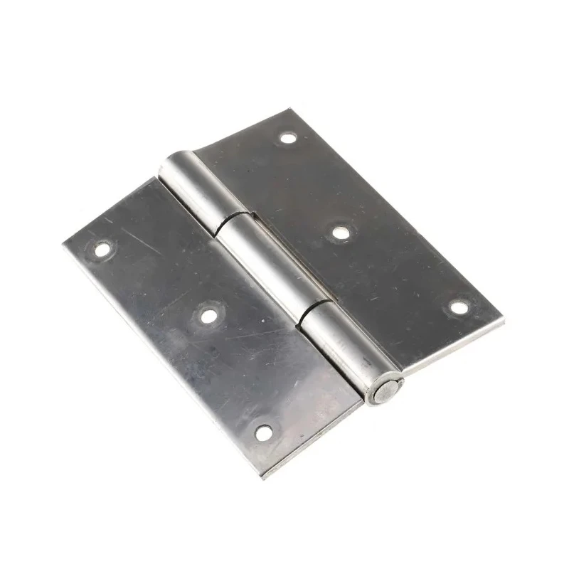 Pinet Stainless Steel Butt Hinge, Screw Fixing, Fixed Pin, 100 mm x 80 mm x 3 mm 726-4119