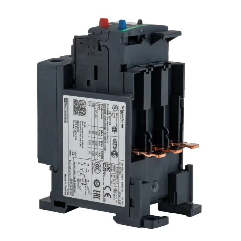Schneider Electric Thermal Overload Relay 1 NO/1 NC 23A 32A F.L.C 32A Contact Rating 22 kW 3 Pole LRD332