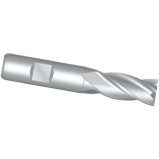 Dormer High Speed Steel End Mill Cutter 6.5 mm, 10 mm Weldon Shank, 16 mm Cut Length C2476.5