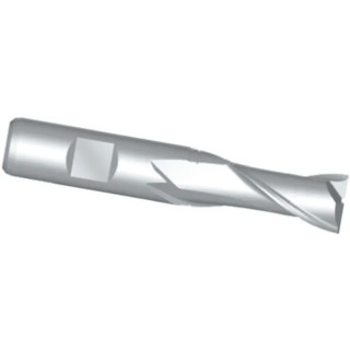 Dormer High Speed Steel-E-PM Plain Slot Drill 2 Flutes, 2 mm Cutter Diameter C1232.0